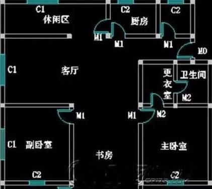 cad绘制户型图全过程图片