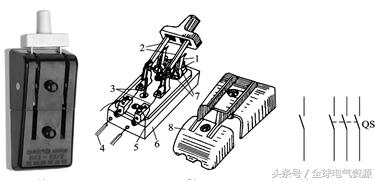电闸刀开关示意图图片