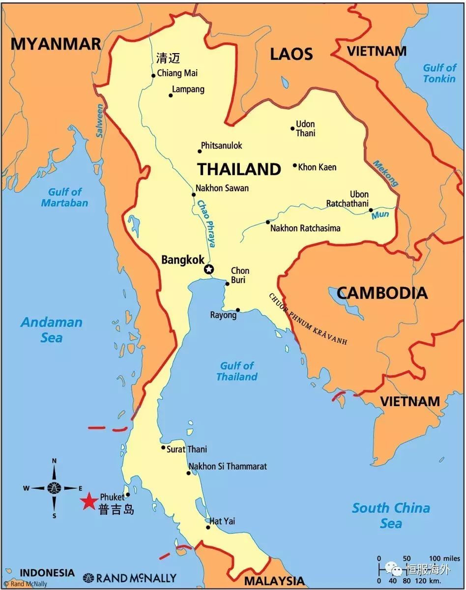 泰国春武里地图图片