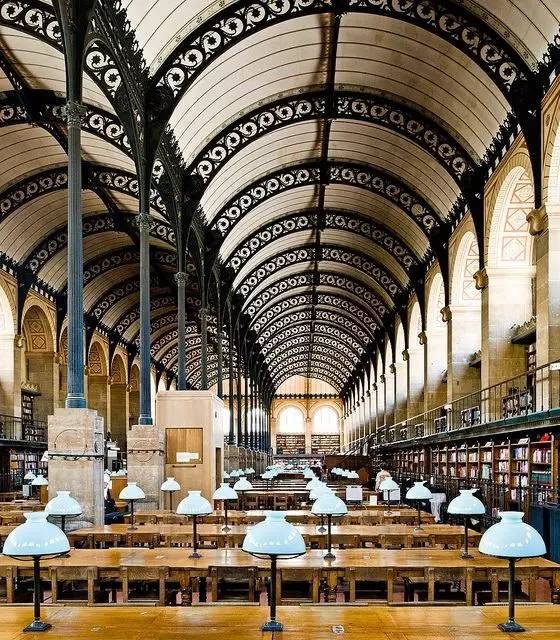 圣日内维耶图书馆 法国巴黎 bibliothèque sainte geneviève paris