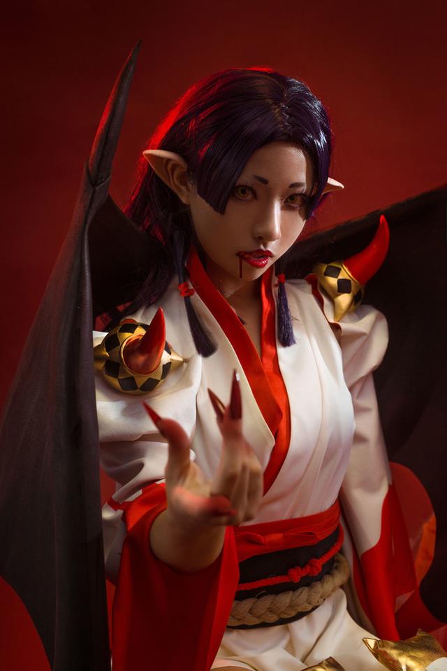 優雅危險神還原陰陽師吸血姬的cosplay欣賞