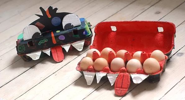 鸡蛋盒子幼儿手工制作图片