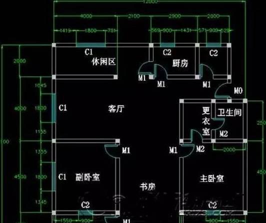 cad平面图步骤图片