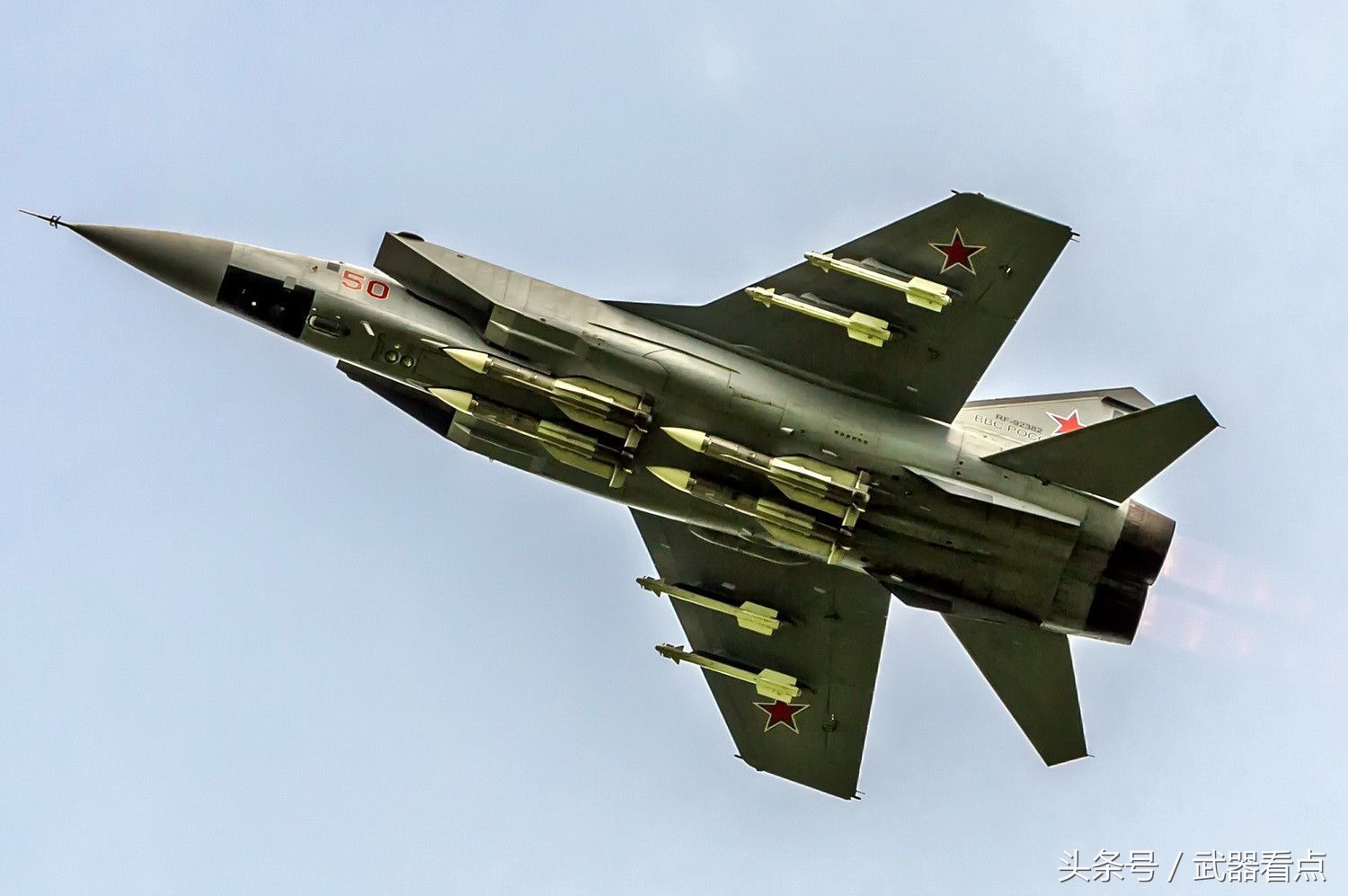 俄罗斯米格31代号捕狐犬系列战斗机高清相片