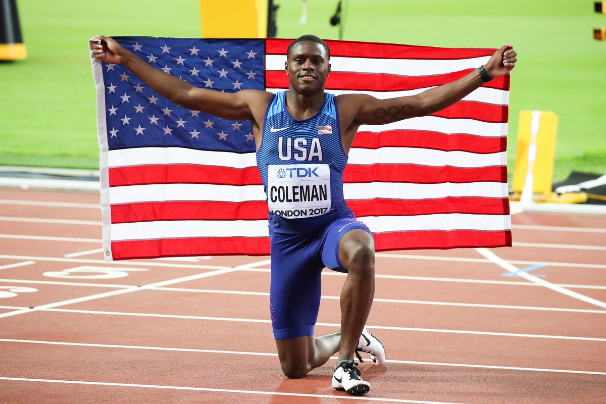 科勒曼(christian coleman,美国,21岁)