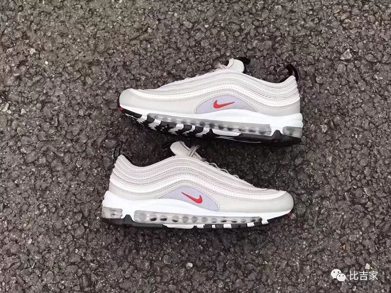 預售款雙11爆倉後發貨哦~【原裝級 配鐳射貼紙】nike air max 97 子彈