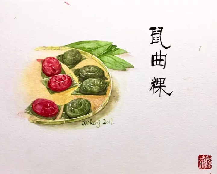 福清美食绘画图片