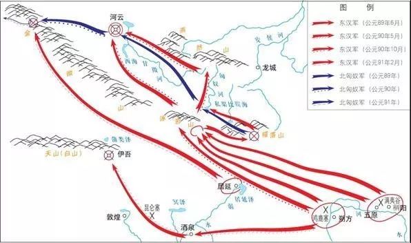 三國至清朝,魏晉南北朝時期,河套成為北方多個政權爭奪的重地,