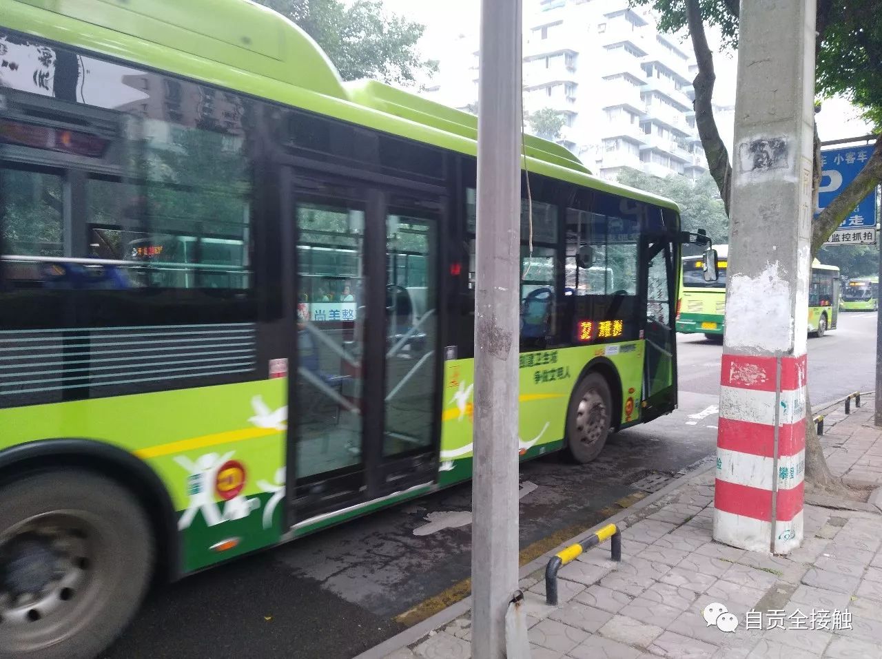 在自貢,當公交車遇上公交車,到底會擦出什麼樣的火花呢?(視頻附上)