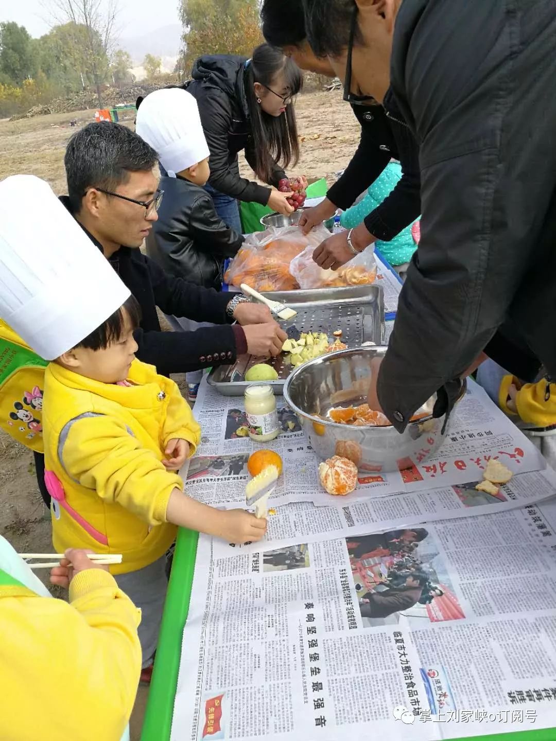 古城新區樂貝兒幼兒園戶外親子野炊活動