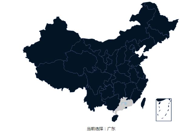 echarts實現可自定義配色中國地圖省份選擇效果