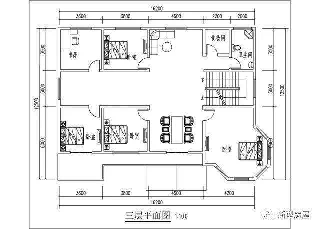 河南老哥自建农村别墅16x12米,10室4厅有车库,城里人羡慕死了!