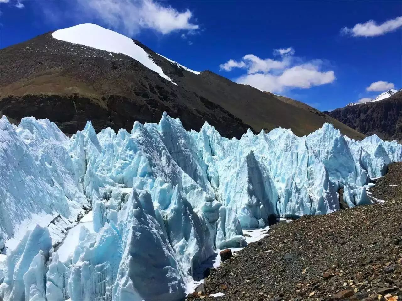 极星丨走向世界之巅,珠峰地区绒布冰川徒步