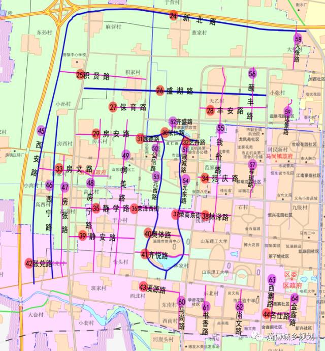 快來看看小編整理的地名地圖吧! 淄博市