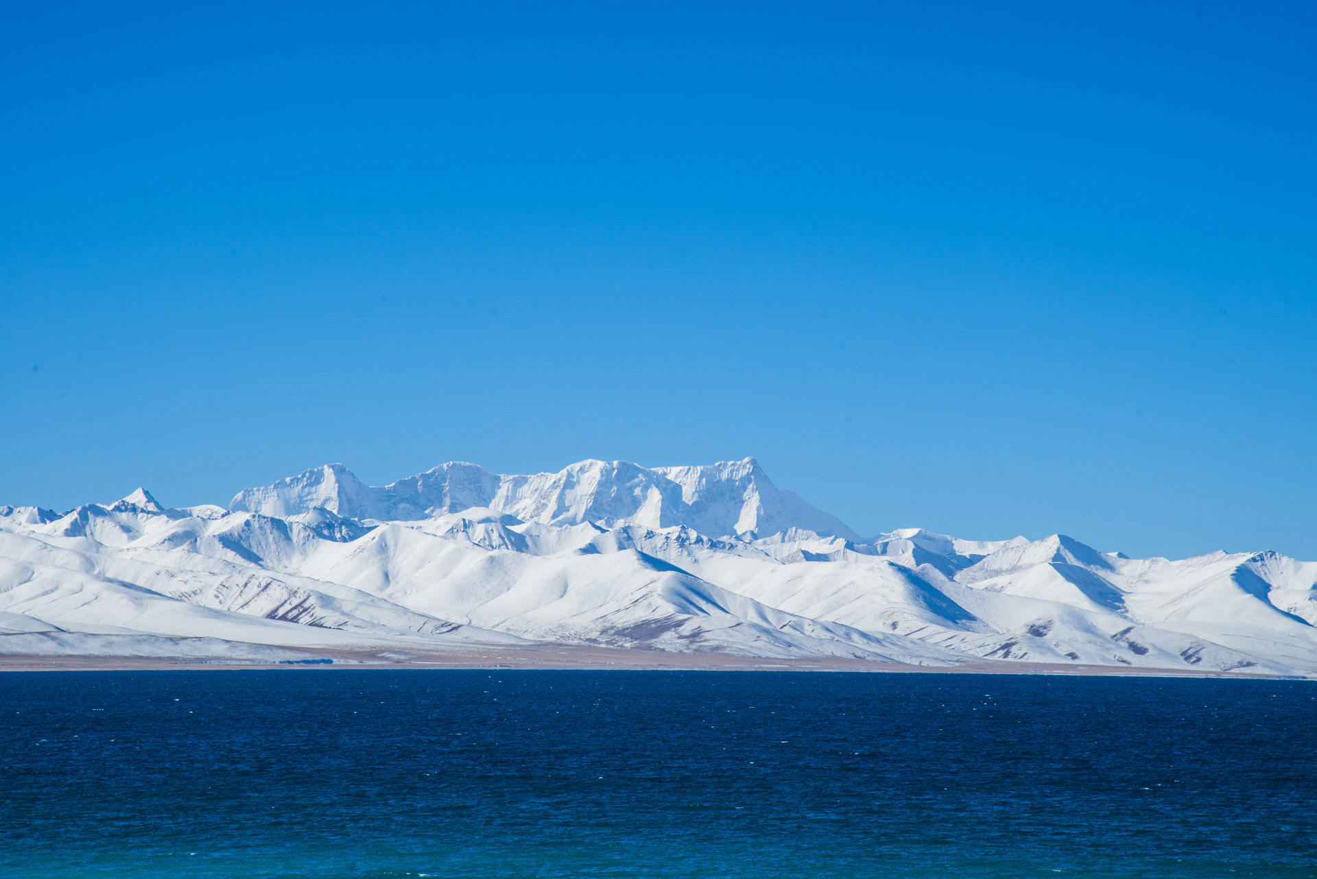 拉萨下雪图片风景实拍图片