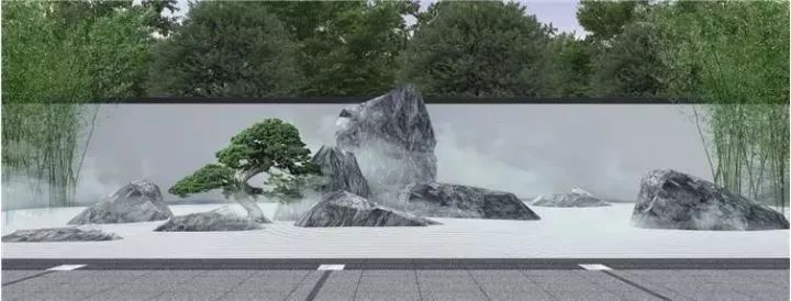 面势,以大面积水面成就园林空间的疏朗氛围;以国画的"绘画"方式"绘景"