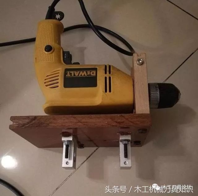 木工自制升降电锤支架图片