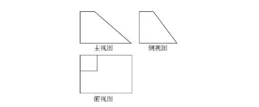 cad三视图摆放位置图片