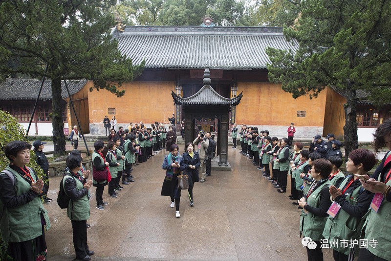 天台山國清講寺隆重舉行建寺1420週年系列活動暨覺光長老靈骨舍利安奉