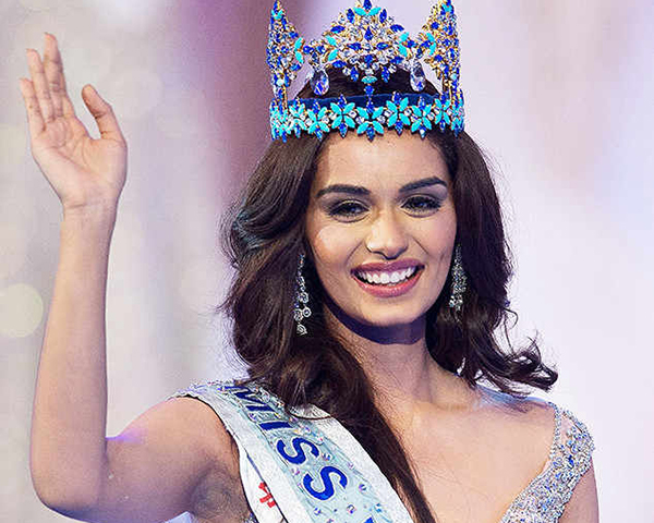 印度小姐manushi chhillar摘得2017年世界小姐冠军