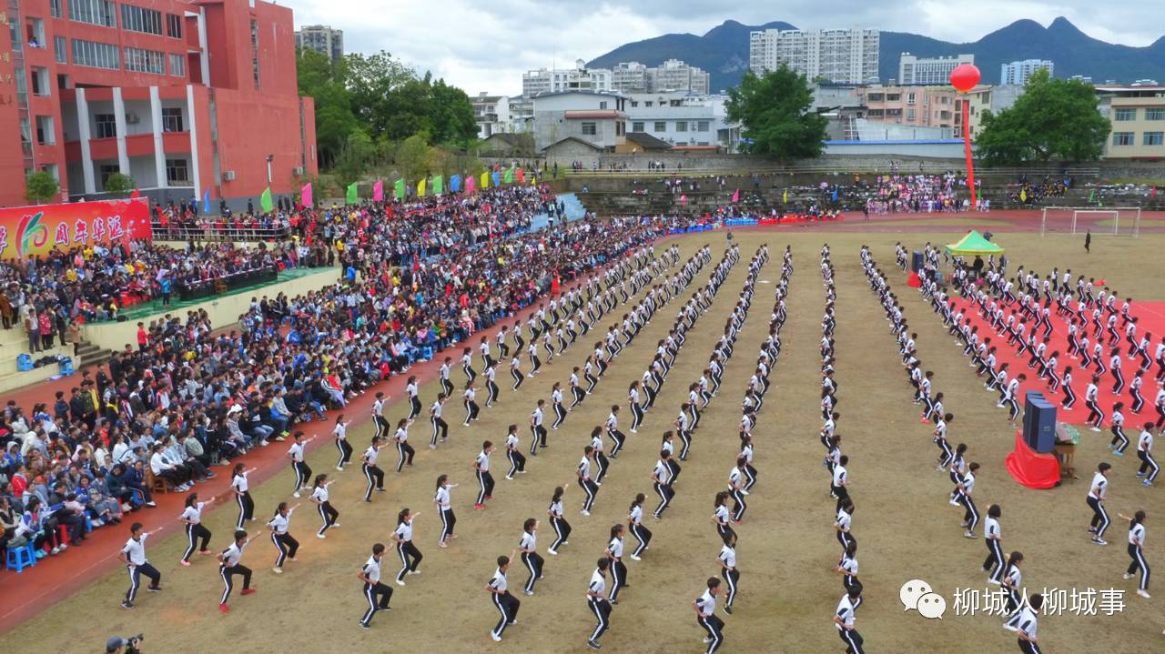 柳城中学校服图片