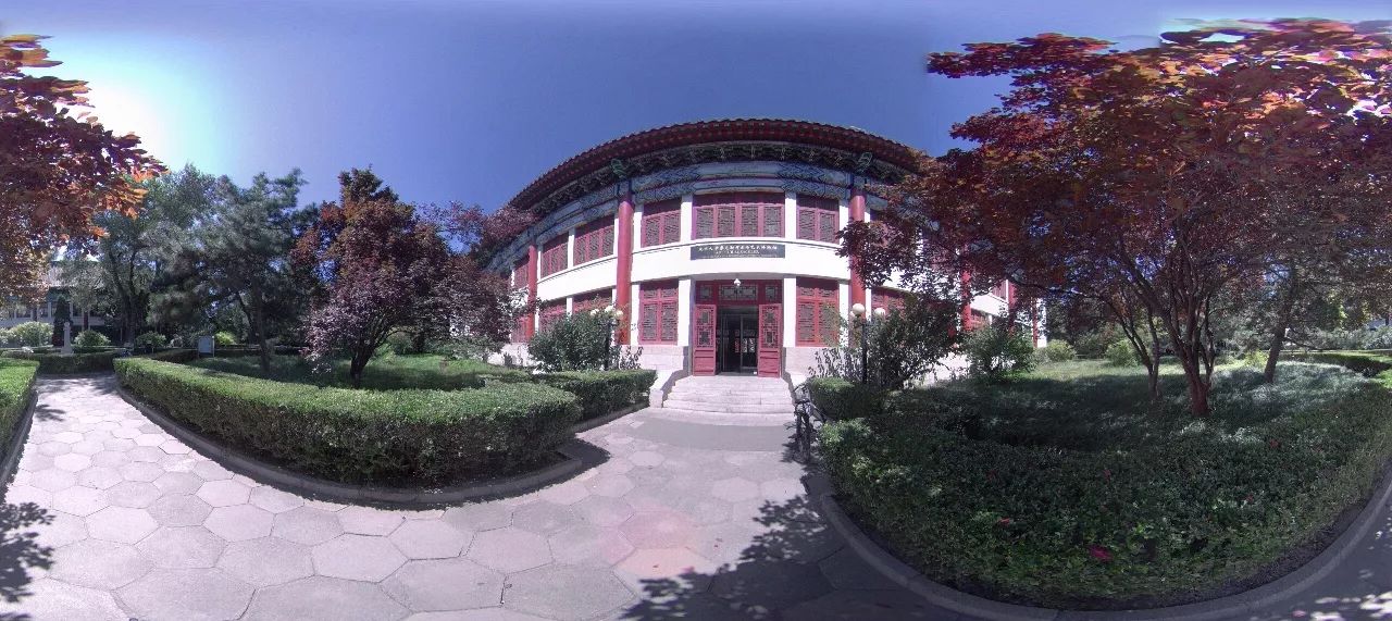 北京大学全景360航拍图片