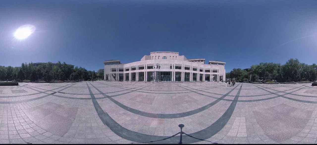 北京大学全景360航拍图片