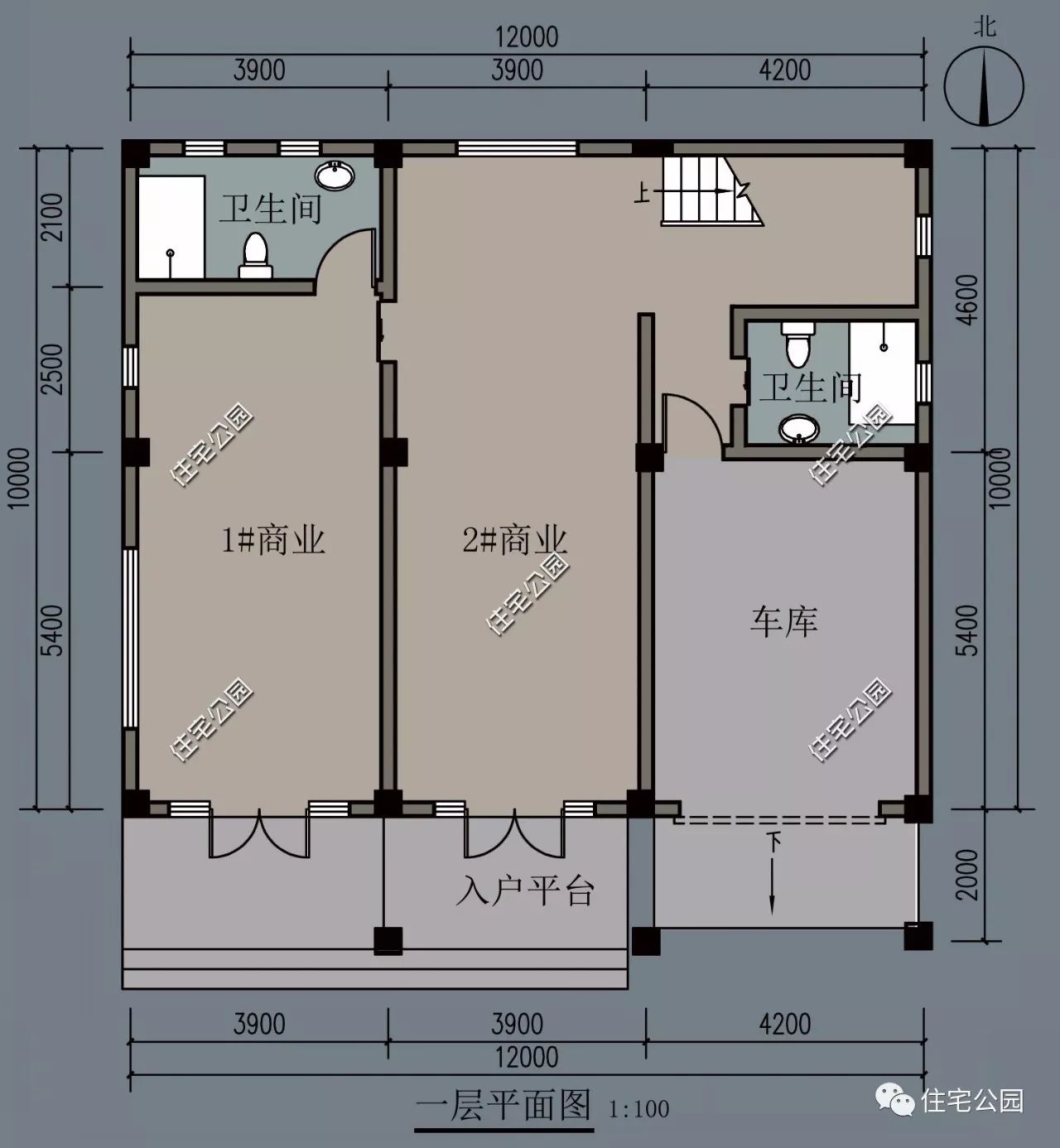 商住一体房屋设计图图片