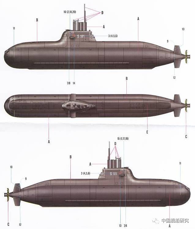 德国u型潜艇结构图图片