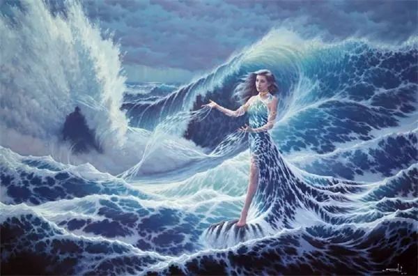 希腊神话水之女神图片