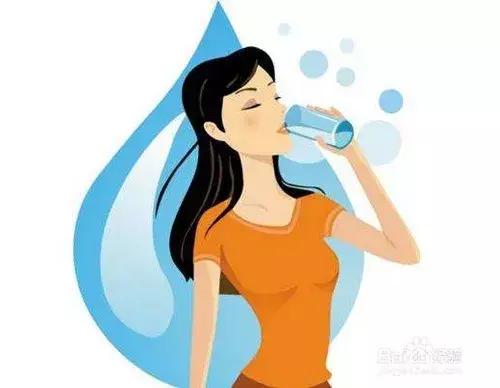 喝水的好处卡通图片图片