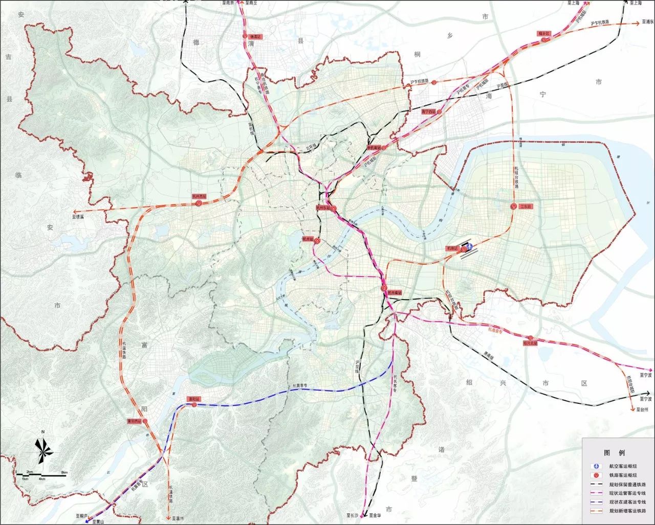 杭州市政府和上海鐵路局聯合上報的《杭州鐵路樞紐規劃》(2016-2030年