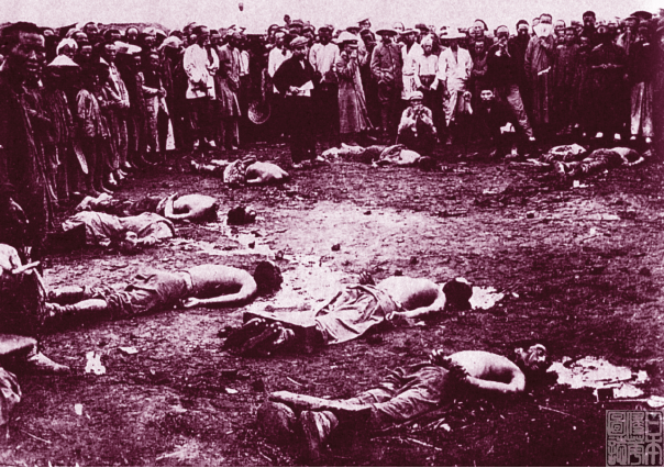 庚子之变:老照片记录下的八国联军屠杀义和团团民场景