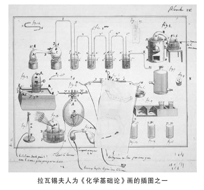 拉瓦锡妻子图片