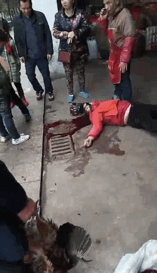 惨!就在中午,宜宾一女子从菜市场二楼摔下,当场死亡!