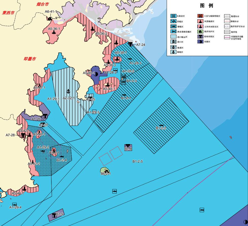 的海洋科技旅游胜地青岛东部海域014,青岛西海岸海域,主要功能为旅游