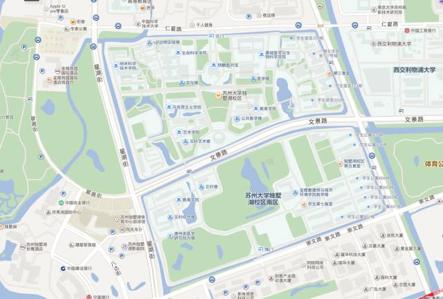 苏州大学独墅湖校区地图三,参会单位经各招聘单位申请,苏州大学研究生