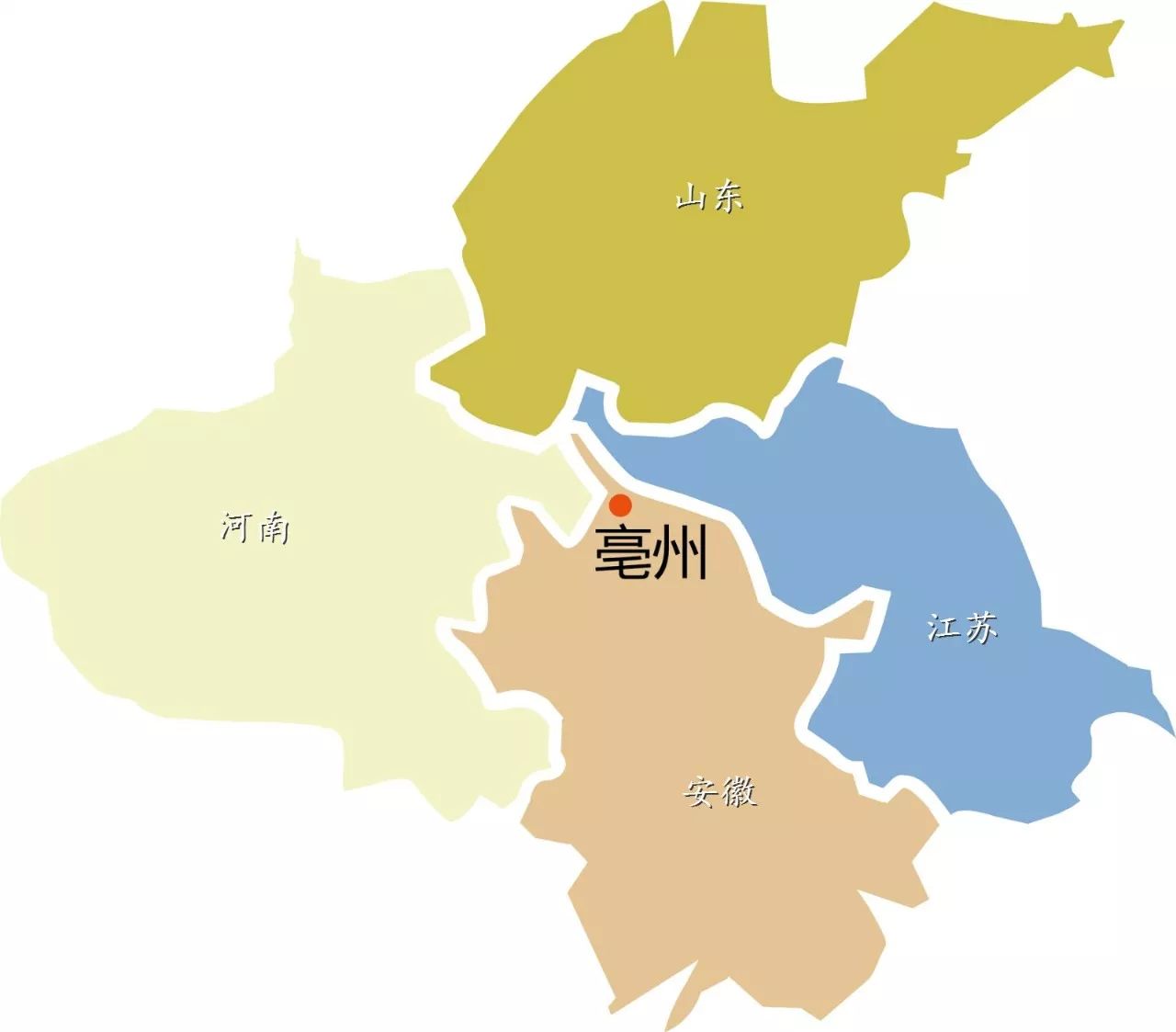 亳州市三县一区地图图片
