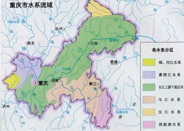 潼南河流分布地图图片