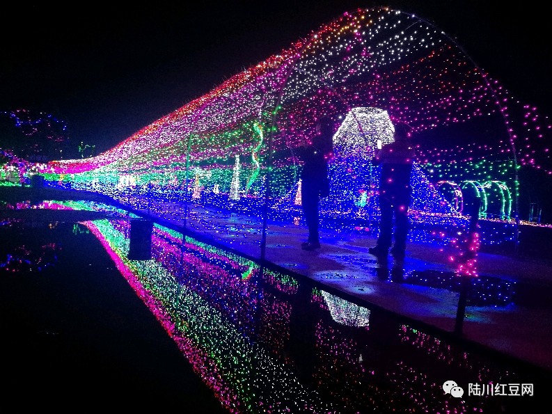 陆川县夜景图片