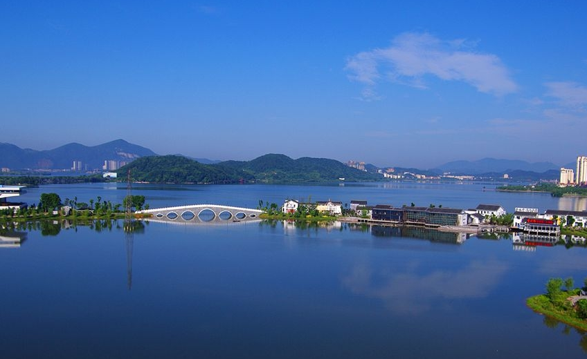 黄石市磁湖风景区图片