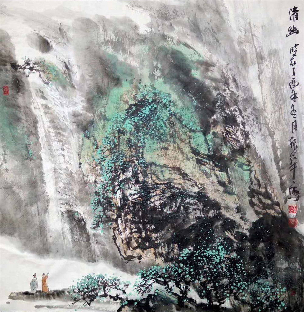 寄情山水托物言志—画家李振华为人朴实真诚,性情豪放,作为同道.