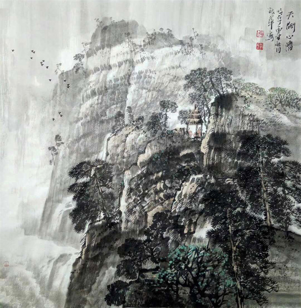 寄情山水托物言志—画家李振华为人朴实真诚,性情豪放,作为同道.