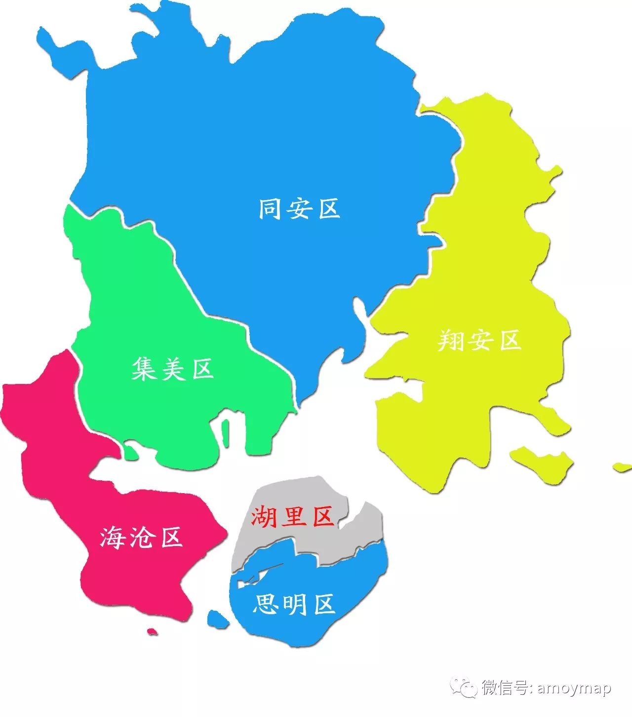 厦门湖里区地图高清版图片