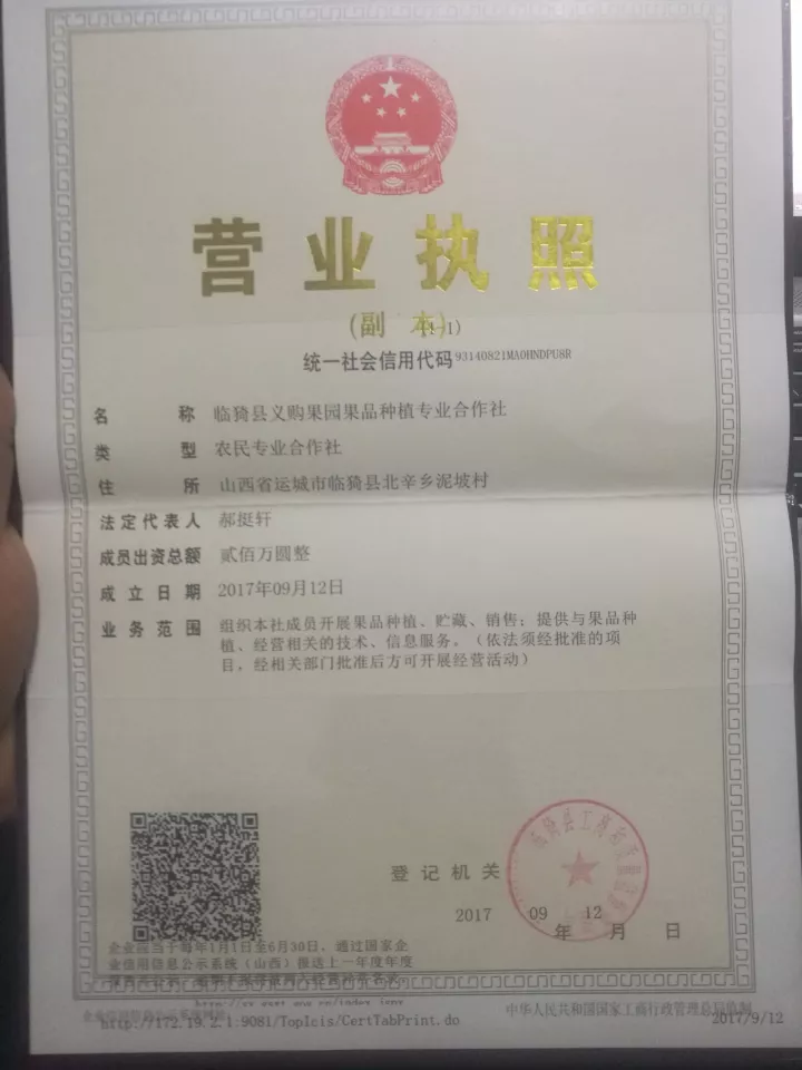 汽车营业执照有什么用图片