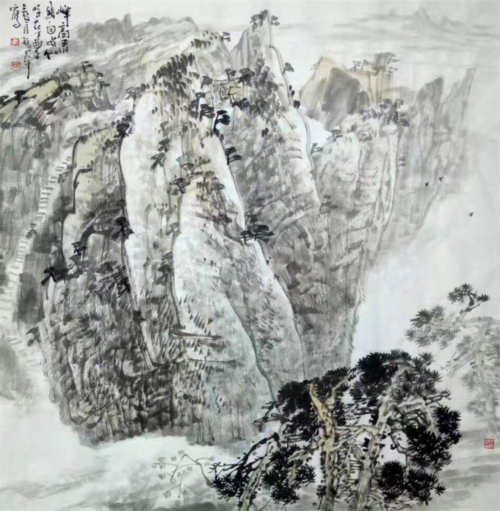 寄情山水托物言志—画家李振华为人朴实真诚,性情豪放,作为同道.