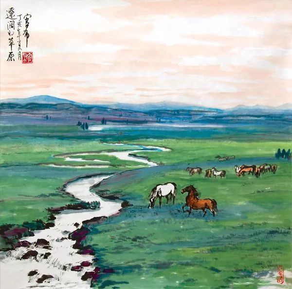 官布草原画家笔下的内蒙古风情70幅