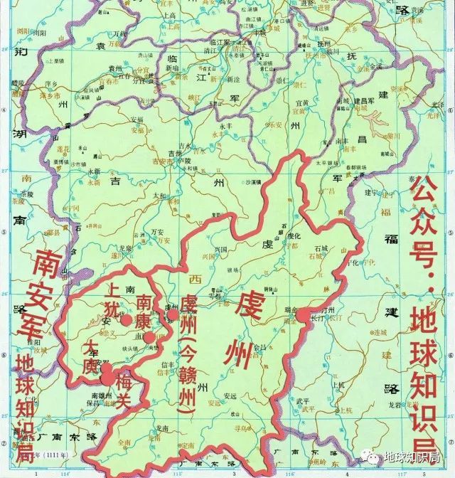 地位北宋时期的江西南部扼守此通道的大庾岭梅关地位开始变得愈发重要