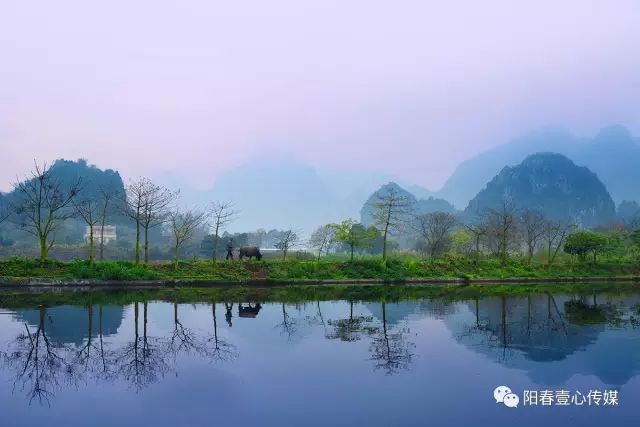 您所沒看過美麗的陽春景色百里畫廊水墨陽春