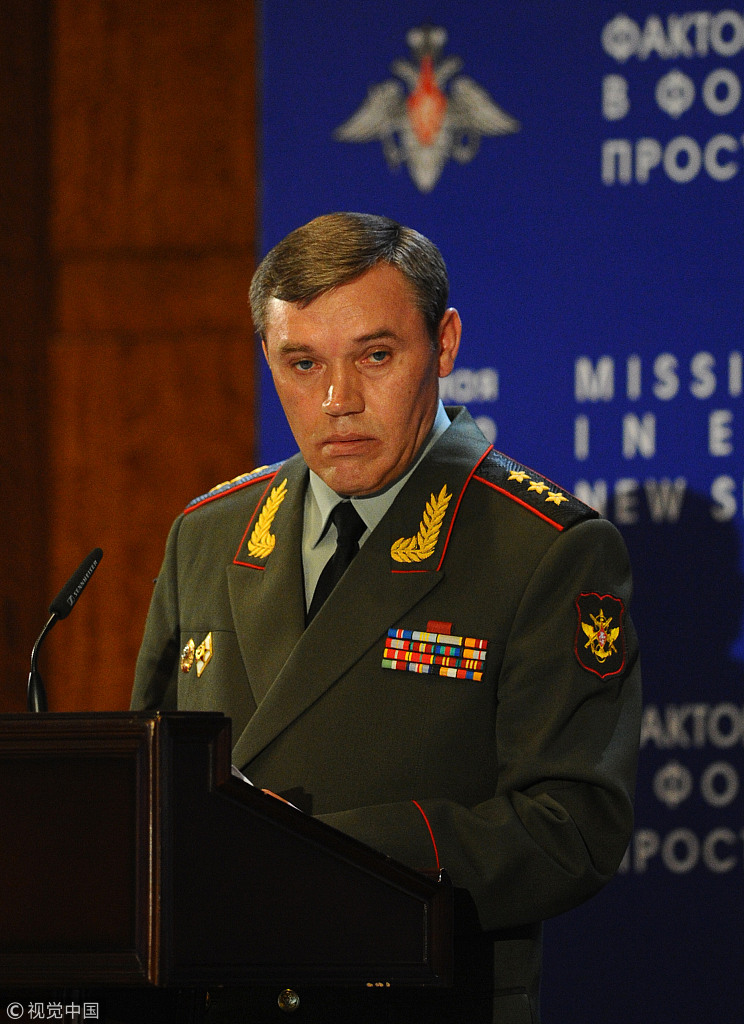 俄军总参谋长格拉西莫夫:年底前或将缩减驻叙俄军规模